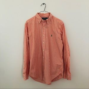 Polo Ralph Lauren Orange Stripe Casual Shirt